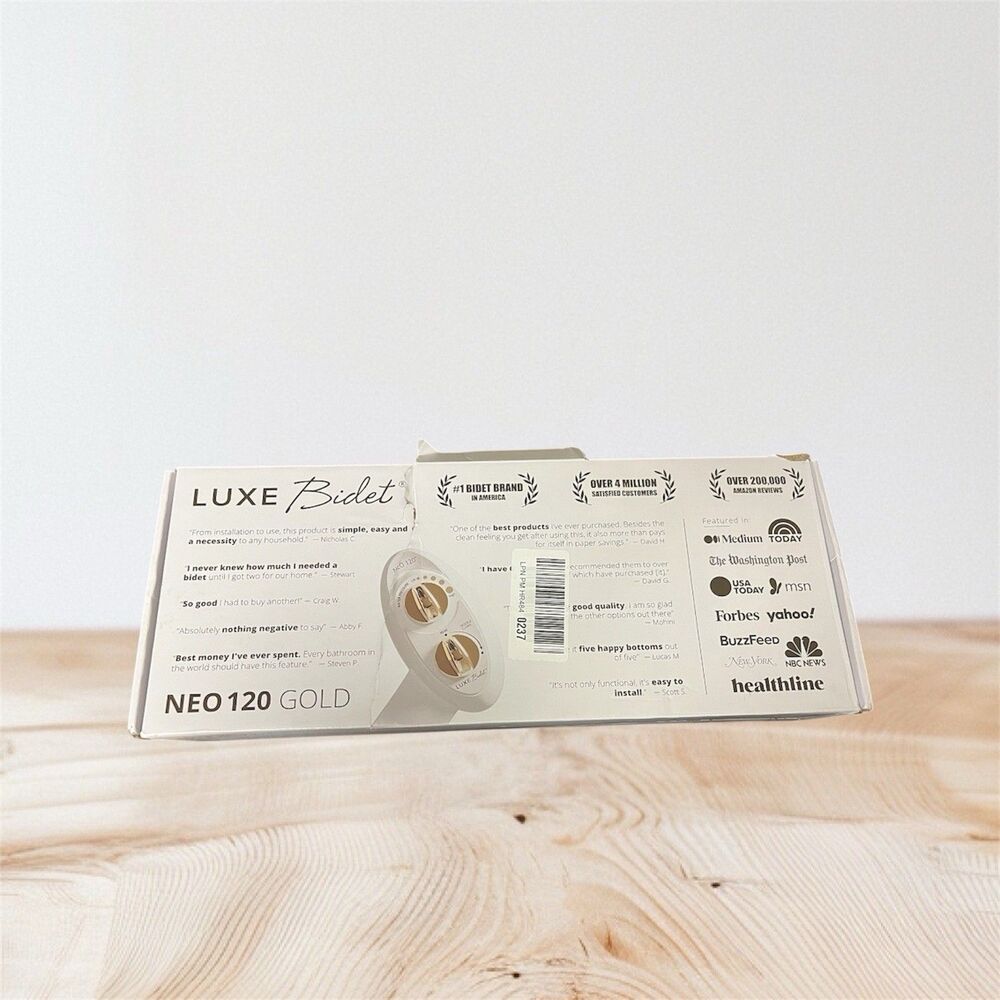LUXE Bidet NEO 120 Gold - Open Box